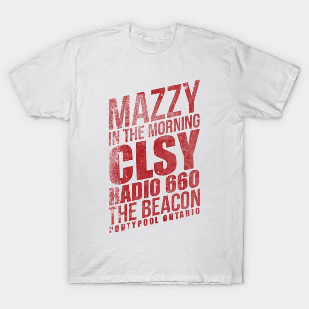 Mazzy in the Morning T-Shirt by SmallDogTees